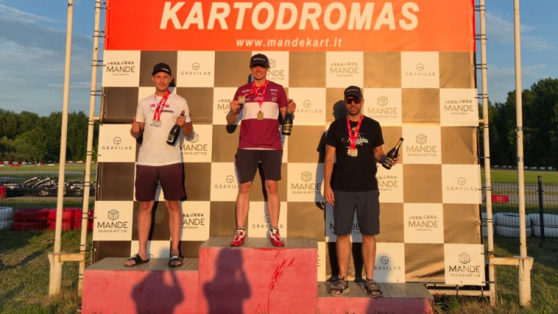 Šauļu tveicē "Openkart" devītajā posmā uzvar Laipnieks