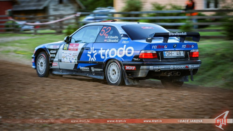 Pieredze, kas noderēs nākotnē: Dzenītis "Lõuna Eesti Rally" izcīna otro vietu klasē