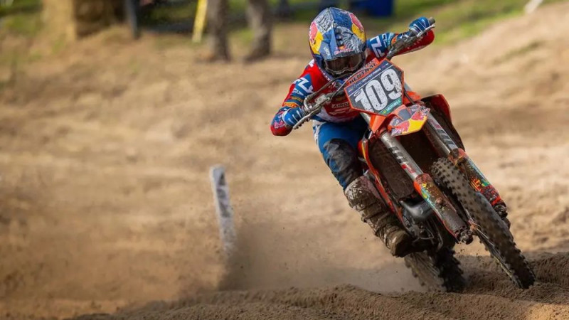 Apdraudēta MX2 klases līdera Sašas Kūnena dalība gaidāmajā posmā