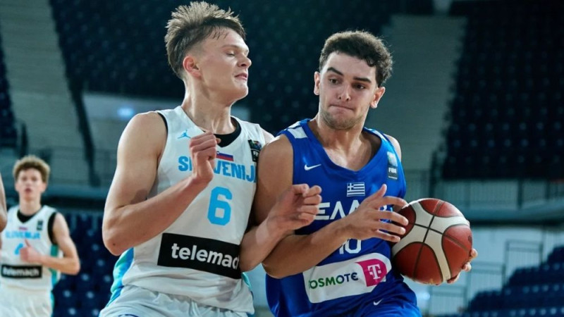 Grieķijas U16 izlase noslēdz Slovēnijas izcilo vasaru un nopelna tikšanos ar Latviju