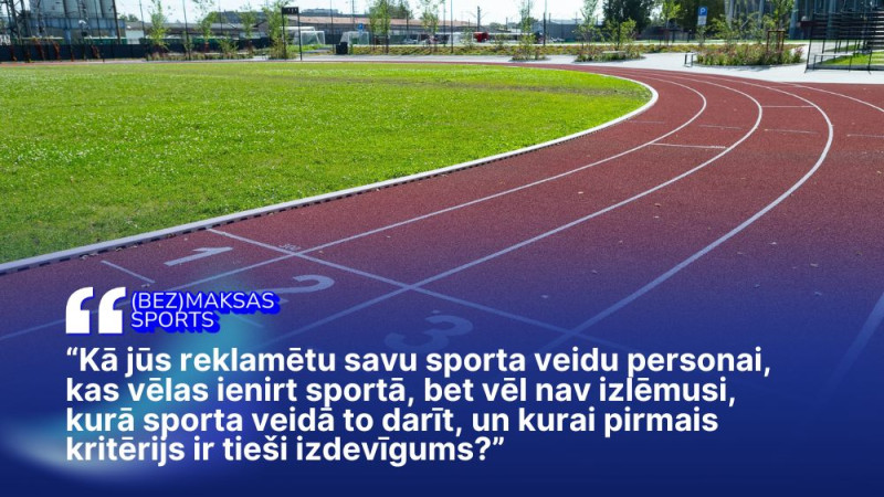 Federācijas reklamē sava sporta veida izdevīgumu. Salīdzini un novērtē!